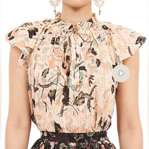 ULLA JOHNSON Cleo Top Size 8; NWT